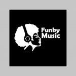 Funky Music  čierne tepláky s tlačeným logom